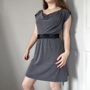 Lots of Love by Speechless Gray Black Lace Dress